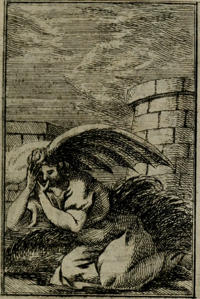 An illustration from Iconologie tirée de divers auteurs. Ouvrage utile aux gens de lettres, aux poëtes, aux artistes, & généralement à tous les amateurs des beaux-arts, 1766, leaf 352