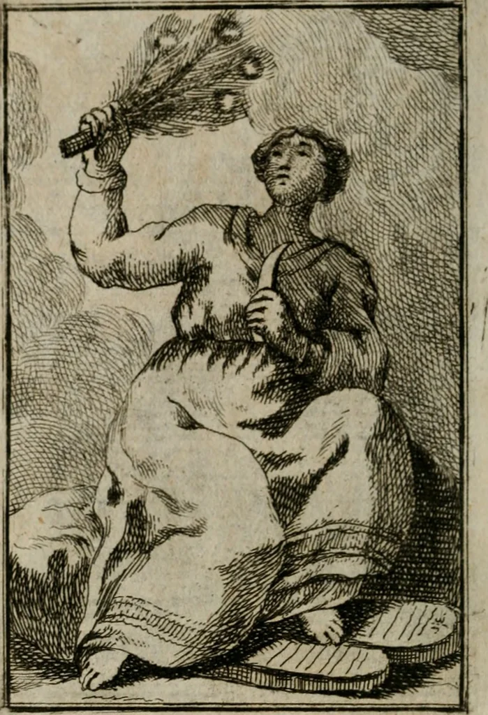 An illustration from Iconologie tirée de divers auteurs. Ouvrage utile aux gens de lettres, aux poëtes, aux artistes, & généralement à tous les amateurs des beaux-arts, 1766, leaf 357
