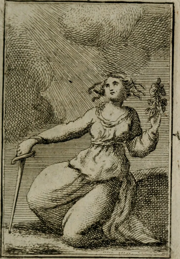 An illustration from Iconologie tirée de divers auteurs. Ouvrage utile aux gens de lettres, aux poëtes, aux artistes, & généralement à tous les amateurs des beaux-arts, 1766, leaf 362