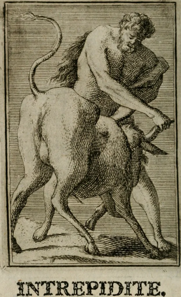 An illustration from Iconologie tirée de divers auteurs. Ouvrage utile aux gens de lettres, aux poëtes, aux artistes, & généralement à tous les amateurs des beaux-arts, 1766, leaf 369