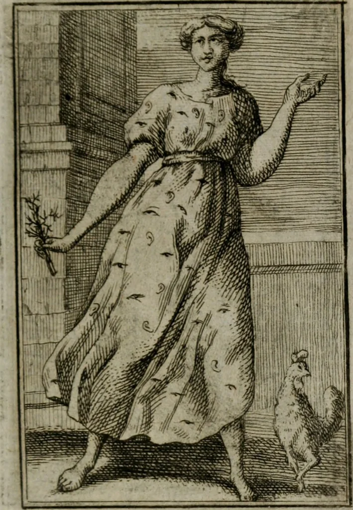 An illustration from Iconologie tirée de divers auteurs. Ouvrage utile aux gens de lettres, aux poëtes, aux artistes, & généralement à tous les amateurs des beaux-arts, 1766, leaf 374