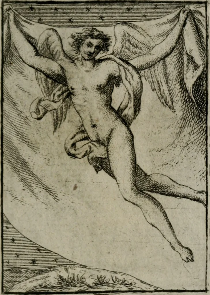 An illustration from Iconologie tirée de divers auteurs. Ouvrage utile aux gens de lettres, aux poëtes, aux artistes, & généralement à tous les amateurs des beaux-arts, 1766, leaf 378