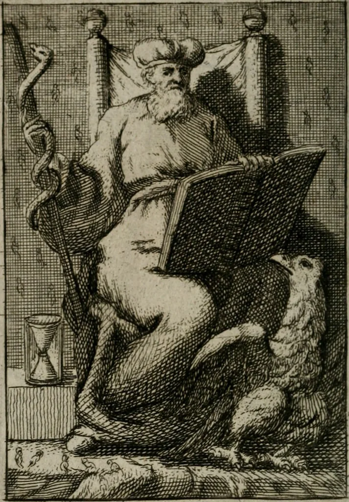 An illustration from Iconologie tirée de divers auteurs. Ouvrage utile aux gens de lettres, aux poëtes, aux artistes, & généralement à tous les amateurs des beaux-arts, 1766, leaf 379