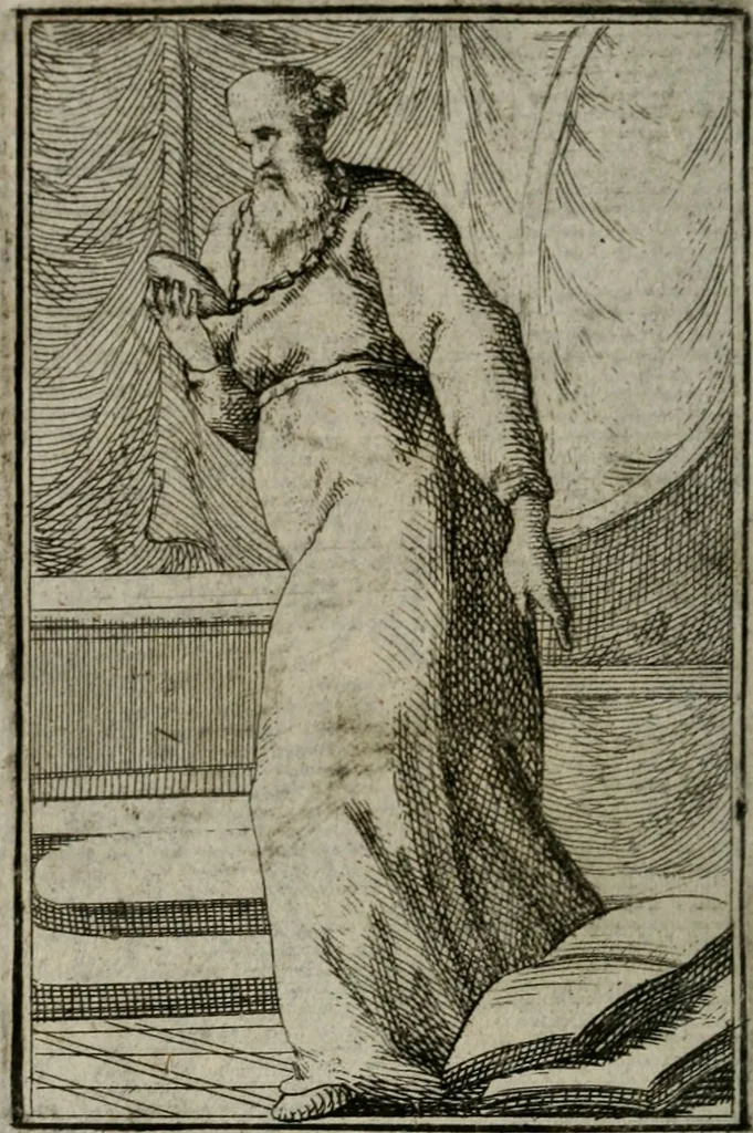 An illustration from Iconologie tirée de divers auteurs. Ouvrage utile aux gens de lettres, aux poëtes, aux artistes, & généralement à tous les amateurs des beaux-arts, 1766, leaf 381