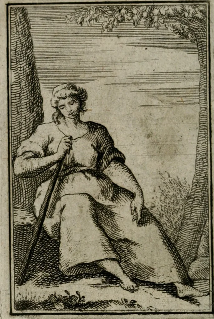 An illustration from Iconologie tirée de divers auteurs. Ouvrage utile aux gens de lettres, aux poëtes, aux artistes, & généralement à tous les amateurs des beaux-arts, 1766, leaf 385