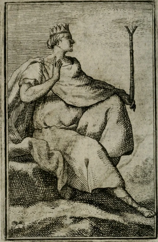 An illustration from Iconologie tirée de divers auteurs. Ouvrage utile aux gens de lettres, aux poëtes, aux artistes, & généralement à tous les amateurs des beaux-arts, 1766, leaf 389