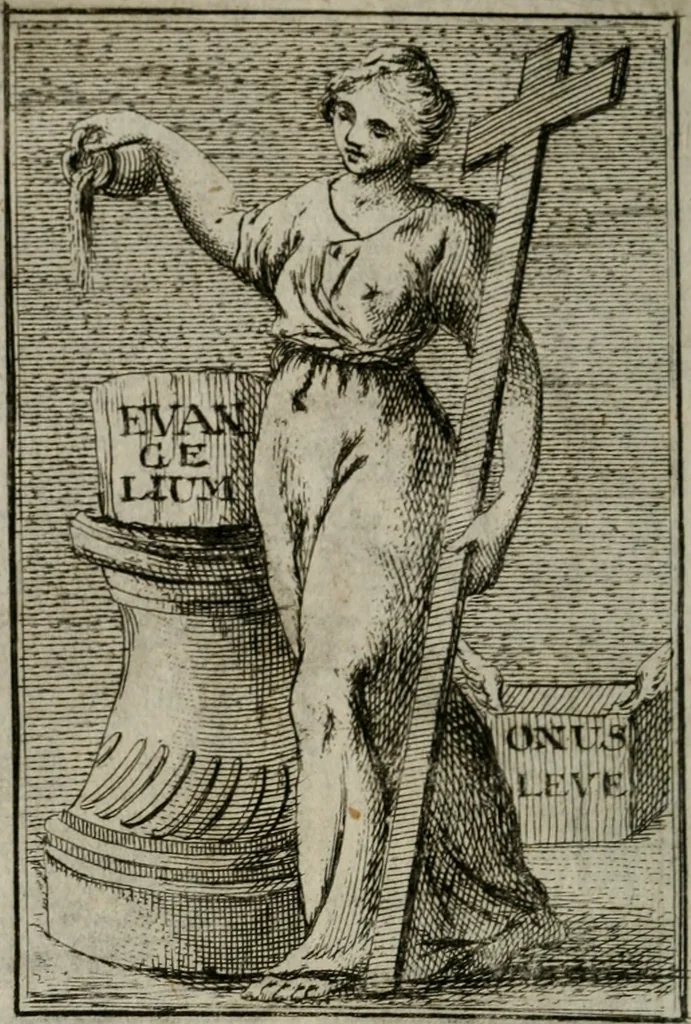 An illustration from Iconologie tirée de divers auteurs. Ouvrage utile aux gens de lettres, aux poëtes, aux artistes, & généralement à tous les amateurs des beaux-arts, 1766, leaf 395