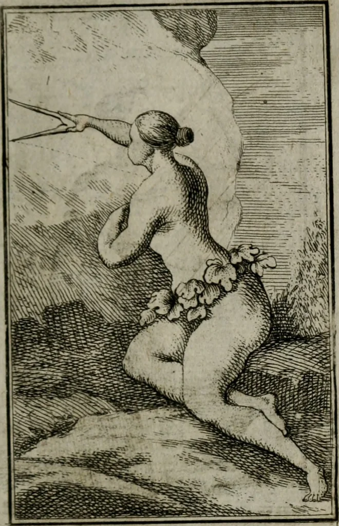 An illustration from Iconologie tirée de divers auteurs. Ouvrage utile aux gens de lettres, aux poëtes, aux artistes, & généralement à tous les amateurs des beaux-arts, 1766, leaf 396