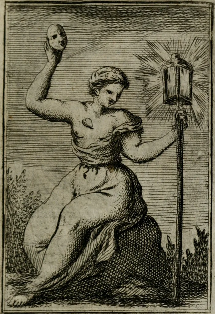 An illustration from Iconologie tirée de divers auteurs. Ouvrage utile aux gens de lettres, aux poëtes, aux artistes, & généralement à tous les amateurs des beaux-arts, 1766, leaf 398