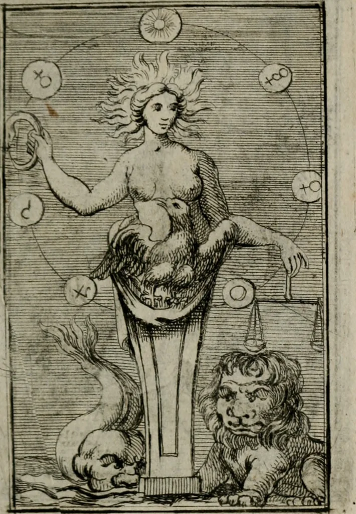 An illustration from Iconologie tirée de divers auteurs. Ouvrage utile aux gens de lettres, aux poëtes, aux artistes, & généralement à tous les amateurs des beaux-arts, 1766, leaf 400
