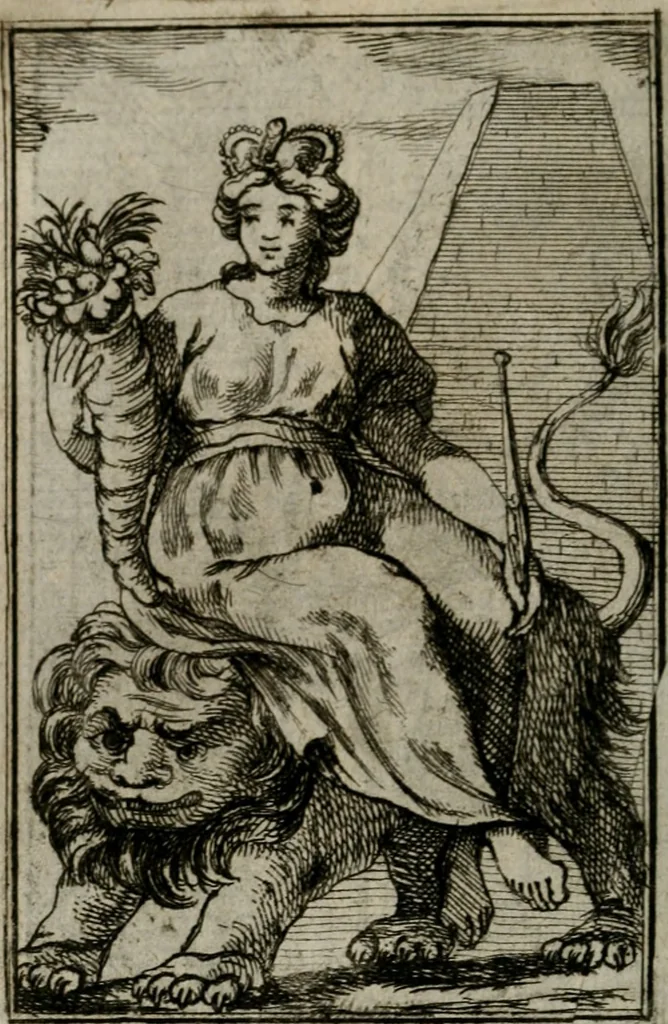 An illustration from Iconologie tirée de divers auteurs. Ouvrage utile aux gens de lettres, aux poëtes, aux artistes, & généralement à tous les amateurs des beaux-arts, 1766, leaf 401