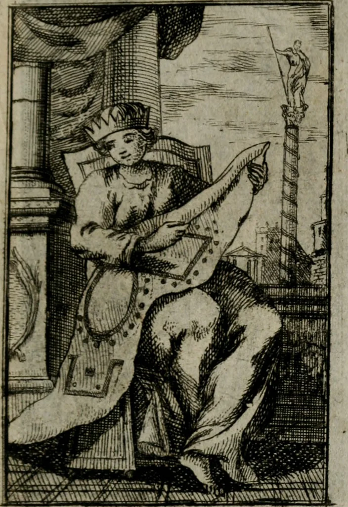 An illustration from Iconologie tirée de divers auteurs. Ouvrage utile aux gens de lettres, aux poëtes, aux artistes, & généralement à tous les amateurs des beaux-arts, 1766, leaf 402