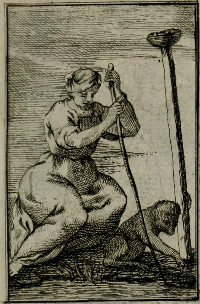 An illustration from Iconologie tirée de divers auteurs. Ouvrage utile aux gens de lettres, aux poëtes, aux artistes, & généralement à tous les amateurs des beaux-arts, 1766, leaf 404