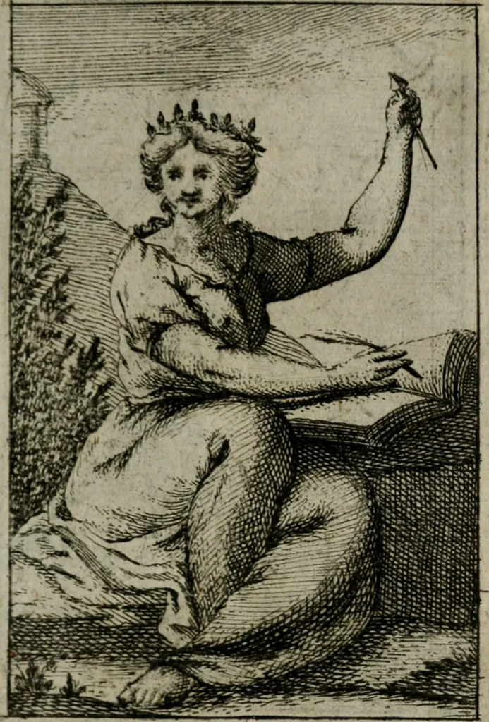 An illustration from Iconologie tirée de divers auteurs. Ouvrage utile aux gens de lettres, aux poëtes, aux artistes, & généralement à tous les amateurs des beaux-arts, 1766, leaf 414