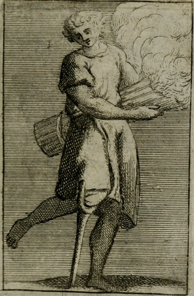An illustration from Iconologie tirée de divers auteurs. Ouvrage utile aux gens de lettres, aux poëtes, aux artistes, & généralement à tous les amateurs des beaux-arts, 1766, leaf 416