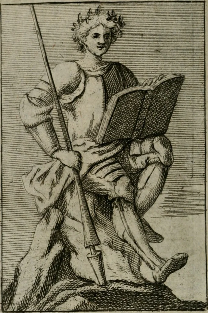 An illustration from Iconologie tirée de divers auteurs. Ouvrage utile aux gens de lettres, aux poëtes, aux artistes, & généralement à tous les amateurs des beaux-arts, 1766, leaf 417