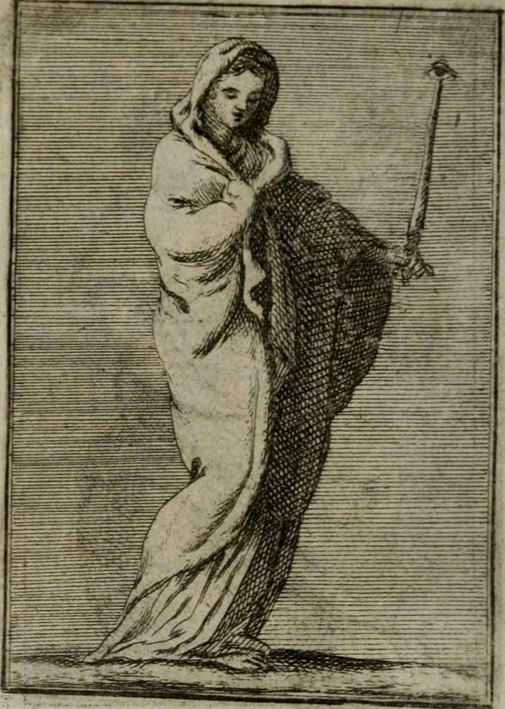 An illustration from Iconologie tirée de divers auteurs. Ouvrage utile aux gens de lettres, aux poëtes, aux artistes, & généralement à tous les amateurs des beaux-arts, 1766, leaf 419
