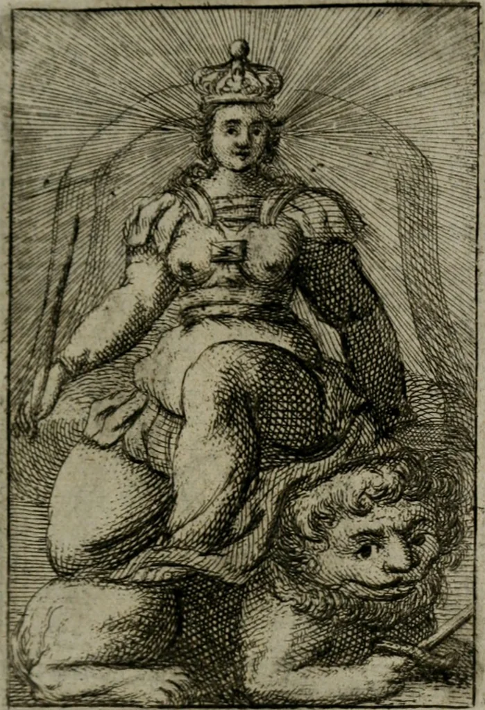 An illustration from Iconologie tirée de divers auteurs. Ouvrage utile aux gens de lettres, aux poëtes, aux artistes, & généralement à tous les amateurs des beaux-arts, 1766, leaf 420
