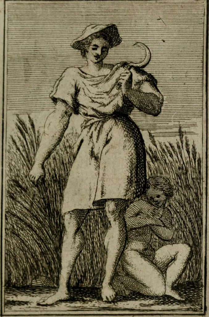 An illustration from Iconologie tirée de divers auteurs. Ouvrage utile aux gens de lettres, aux poëtes, aux artistes, & généralement à tous les amateurs des beaux-arts, 1766, leaf 428