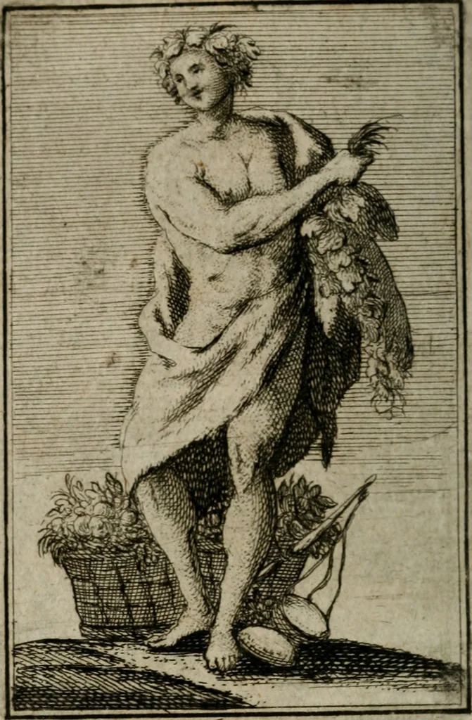 An illustration from Iconologie tirée de divers auteurs. Ouvrage utile aux gens de lettres, aux poëtes, aux artistes, & généralement à tous les amateurs des beaux-arts, 1766, leaf 429