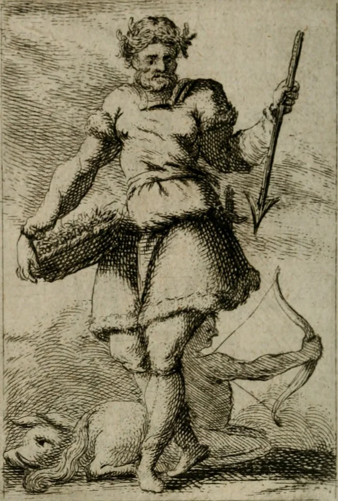 An illustration from Iconologie tirée de divers auteurs. Ouvrage utile aux gens de lettres, aux poëtes, aux artistes, & généralement à tous les amateurs des beaux-arts, 1766, leaf 431