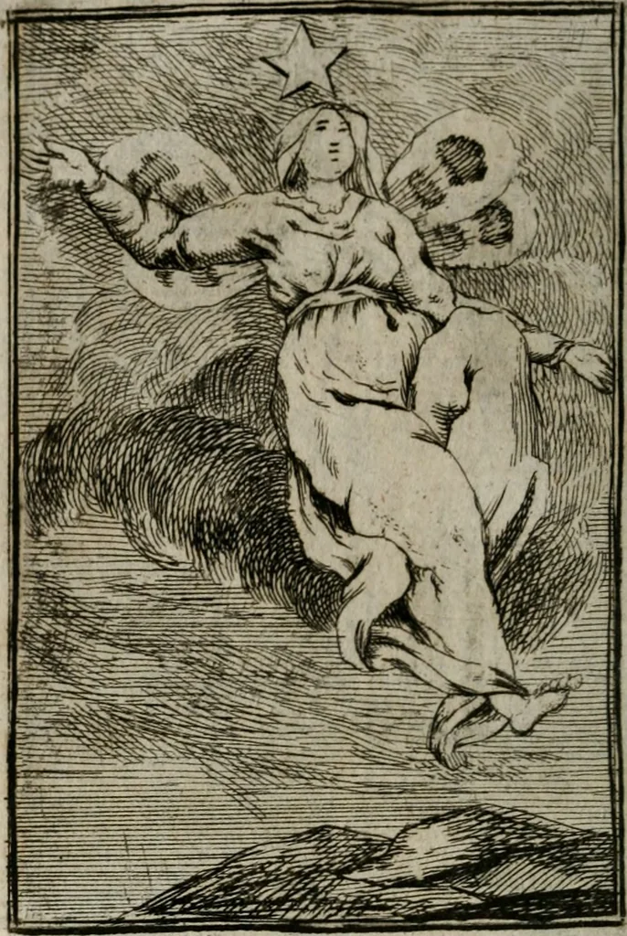 An illustration from Iconologie tirée de divers auteurs. Ouvrage utile aux gens de lettres, aux poëtes, aux artistes, & généralement à tous les amateurs des beaux-arts, 1766, leaf 45