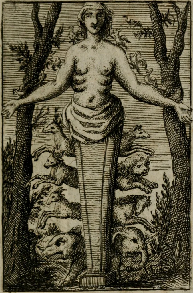 An illustration from Iconologie tirée de divers auteurs. Ouvrage utile aux gens de lettres, aux poëtes, aux artistes, & généralement à tous les amateurs des beaux-arts, 1766, leaf 468