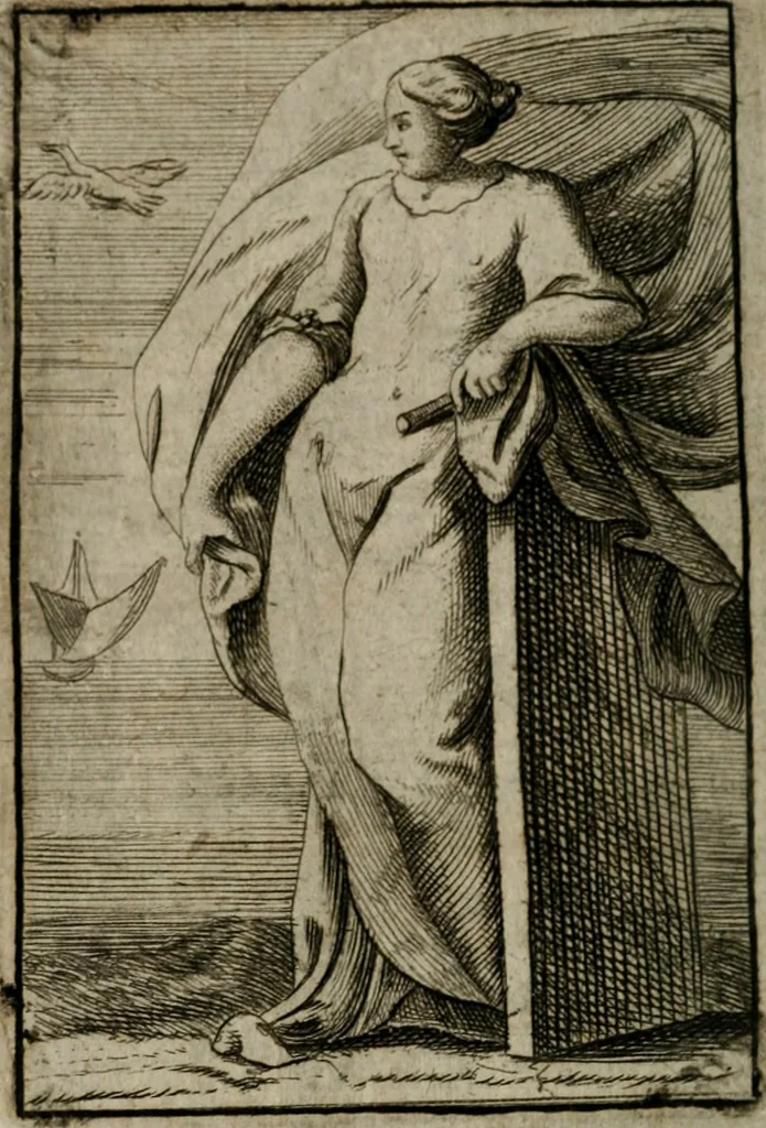 An illustration from Iconologie tirée de divers auteurs. Ouvrage utile aux gens de lettres, aux poëtes, aux artistes, & généralement à tous les amateurs des beaux-arts, 1766, leaf 469