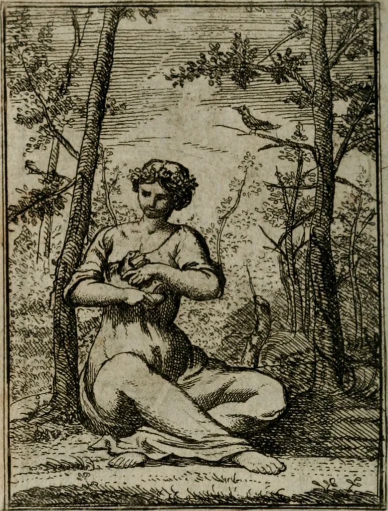 An illustration from Iconologie tirée de divers auteurs. Ouvrage utile aux gens de lettres, aux poëtes, aux artistes, & généralement à tous les amateurs des beaux-arts, 1766, leaf 475