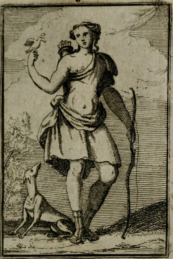 An illustration from Iconologie tirée de divers auteurs. Ouvrage utile aux gens de lettres, aux poëtes, aux artistes, & généralement à tous les amateurs des beaux-arts, 1766, leaf 478