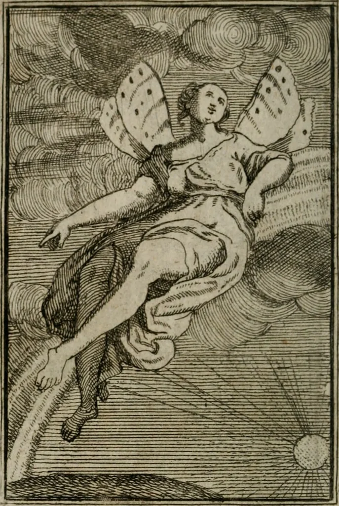 An illustration from Iconologie tirée de divers auteurs. Ouvrage utile aux gens de lettres, aux poëtes, aux artistes, & généralement à tous les amateurs des beaux-arts, 1766, leaf 483