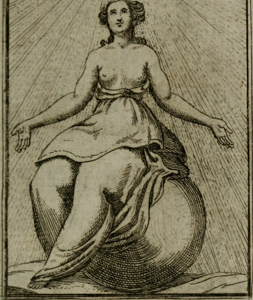 An illustration from Iconologie tirée de divers auteurs. Ouvrage utile aux gens de lettres, aux poëtes, aux artistes, & généralement à tous les amateurs des beaux-arts, 1766, leaf 484