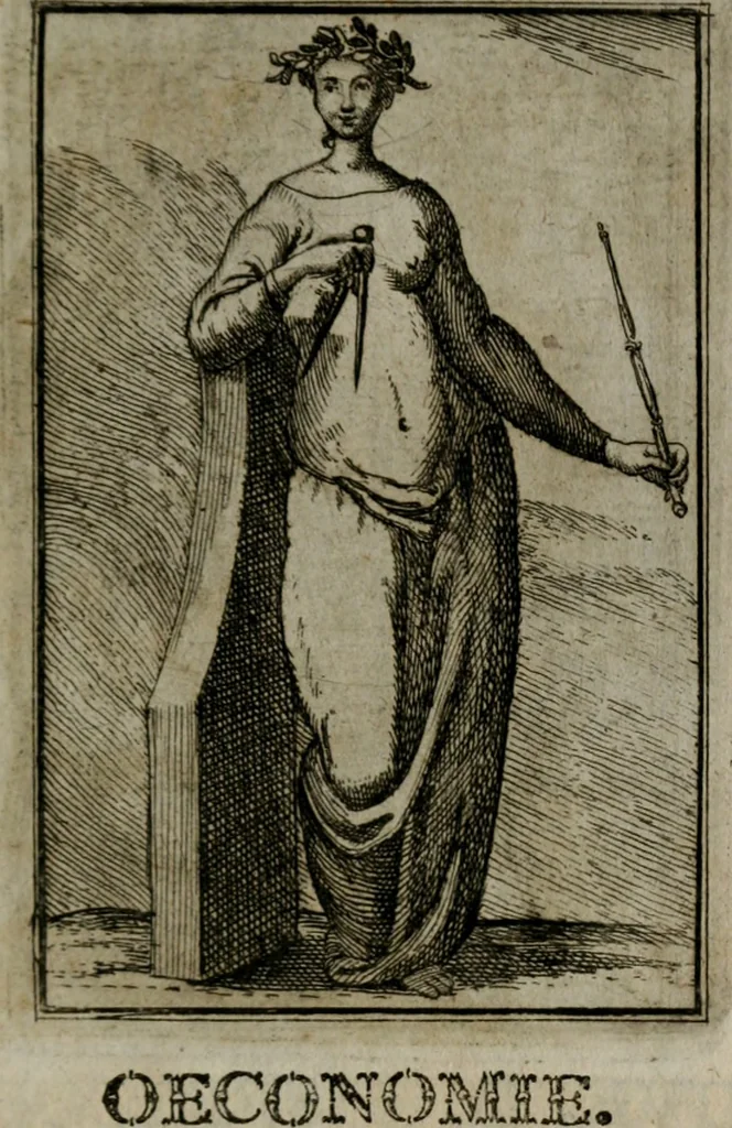 An illustration from Iconologie tirée de divers auteurs. Ouvrage utile aux gens de lettres, aux poëtes, aux artistes, & généralement à tous les amateurs des beaux-arts, 1766, leaf 494