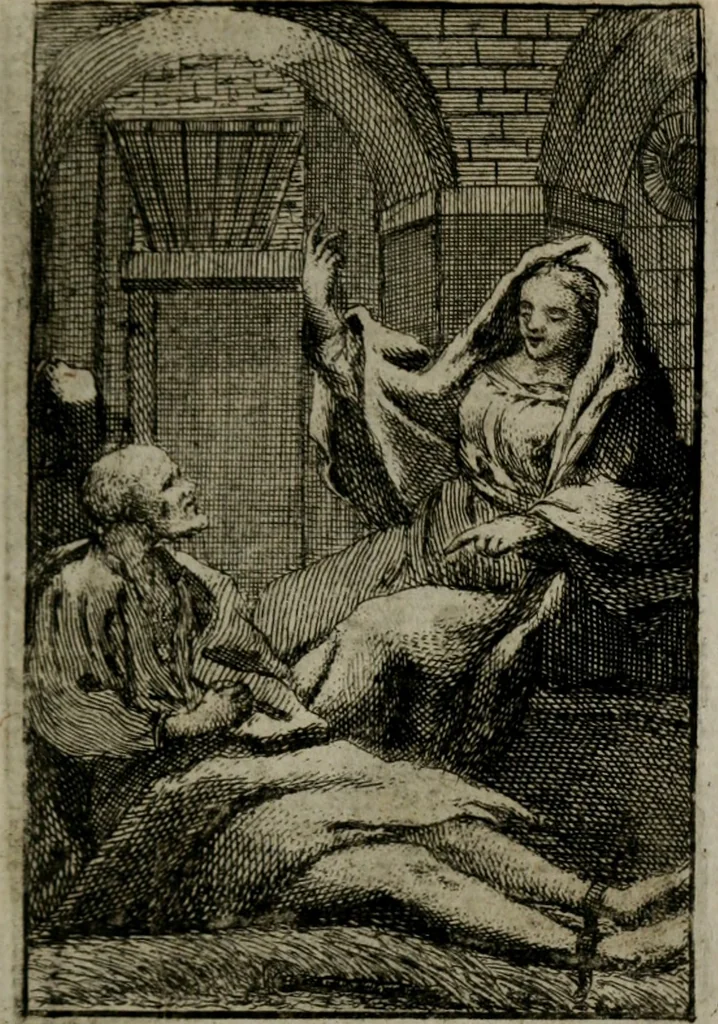 An illustration from Iconologie tirée de divers auteurs. Ouvrage utile aux gens de lettres, aux poëtes, aux artistes, & généralement à tous les amateurs des beaux-arts, 1766, leaf 500