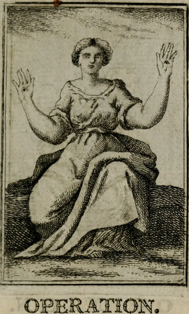 An illustration from Iconologie tirée de divers auteurs. Ouvrage utile aux gens de lettres, aux poëtes, aux artistes, & généralement à tous les amateurs des beaux-arts, 1766, leaf 504