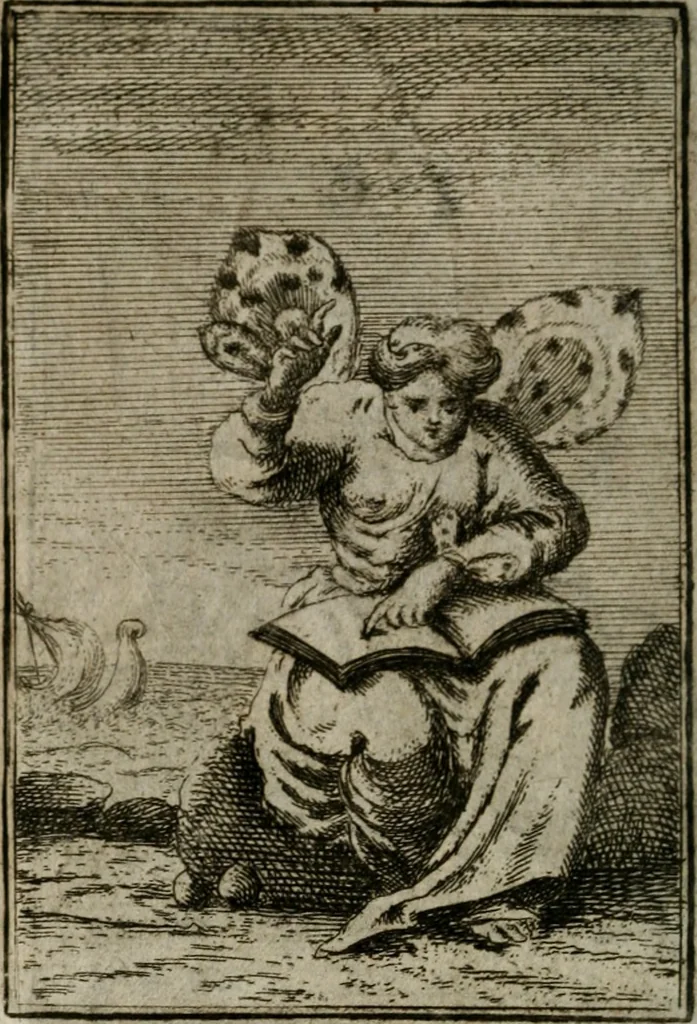 An illustration from Iconologie tirée de divers auteurs. Ouvrage utile aux gens de lettres, aux poëtes, aux artistes, & généralement à tous les amateurs des beaux-arts, 1766, leaf 505