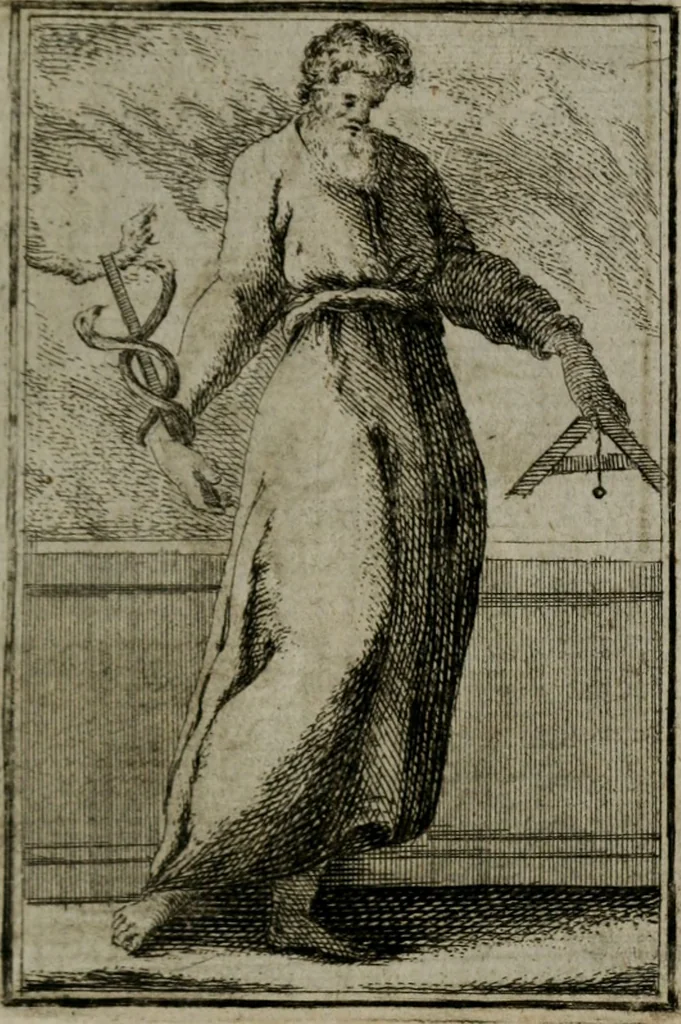 An illustration from Iconologie tirée de divers auteurs. Ouvrage utile aux gens de lettres, aux poëtes, aux artistes, & généralement à tous les amateurs des beaux-arts, 1766, leaf 508