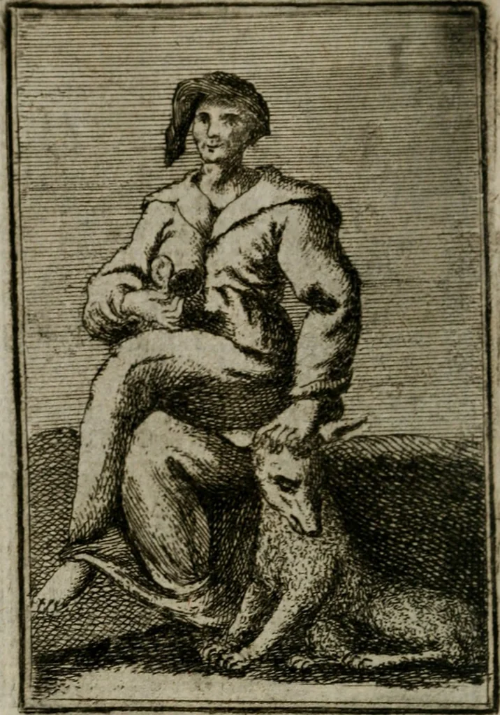 An illustration from Iconologie tirée de divers auteurs. Ouvrage utile aux gens de lettres, aux poëtes, aux artistes, & généralement à tous les amateurs des beaux-arts, 1766, leaf 509