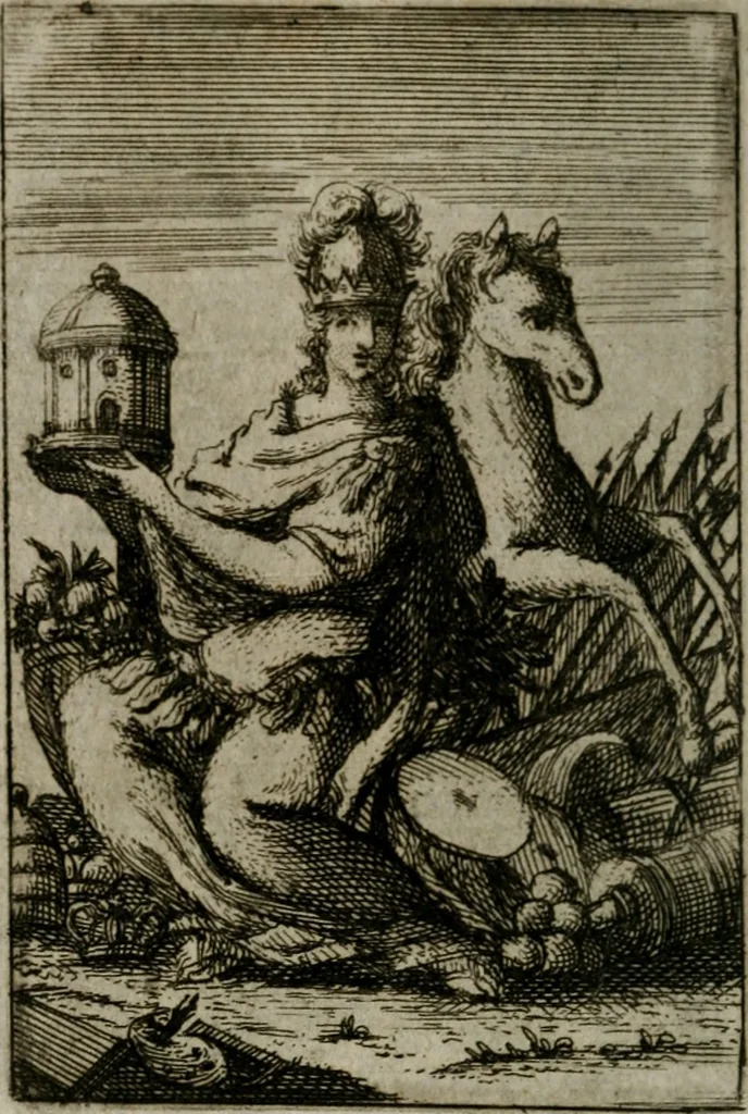 An illustration from Iconologie tirée de divers auteurs. Ouvrage utile aux gens de lettres, aux poëtes, aux artistes, & généralement à tous les amateurs des beaux-arts, 1766, leaf 513