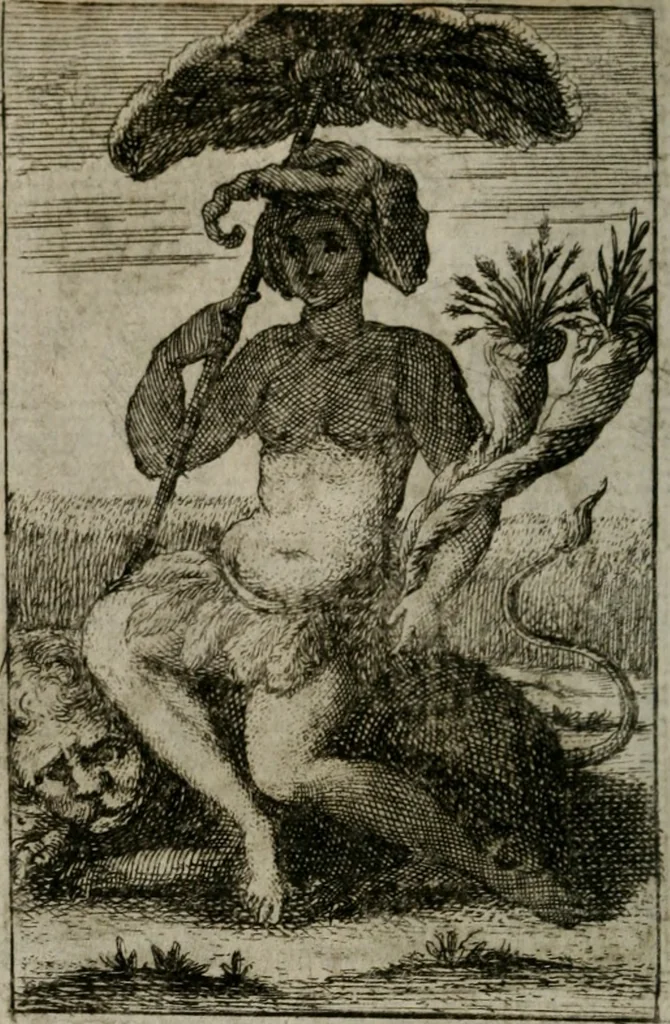 An illustration from Iconologie tirée de divers auteurs. Ouvrage utile aux gens de lettres, aux poëtes, aux artistes, & généralement à tous les amateurs des beaux-arts, 1766, leaf 515