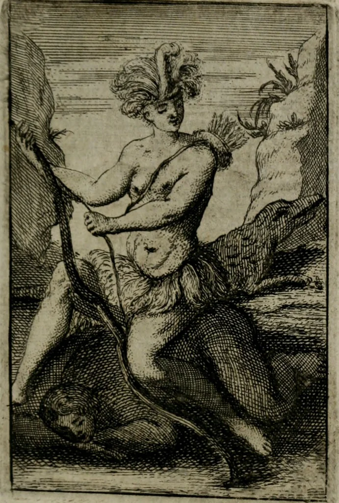 An illustration from Iconologie tirée de divers auteurs. Ouvrage utile aux gens de lettres, aux poëtes, aux artistes, & généralement à tous les amateurs des beaux-arts, 1766, leaf 516