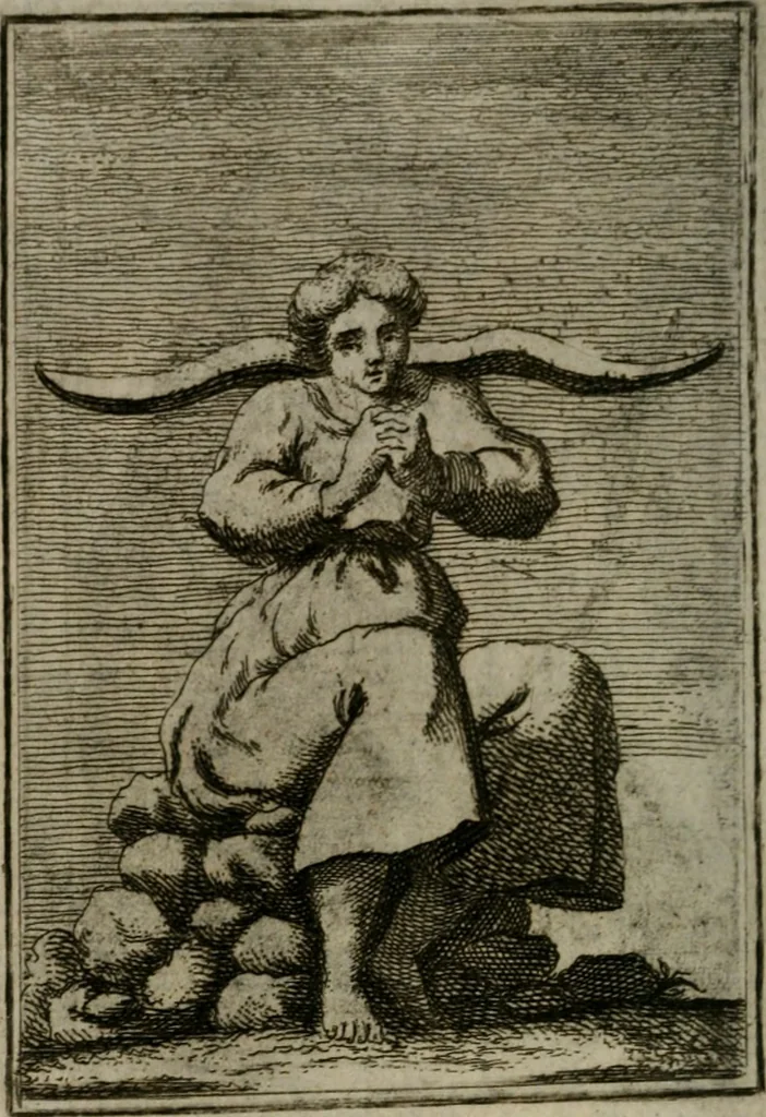 An illustration from Iconologie tirée de divers auteurs. Ouvrage utile aux gens de lettres, aux poëtes, aux artistes, & généralement à tous les amateurs des beaux-arts, 1766, leaf 517