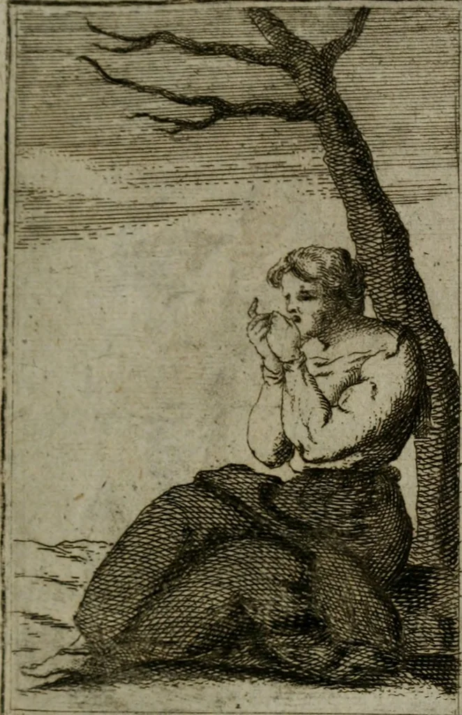 An illustration from Iconologie tirée de divers auteurs. Ouvrage utile aux gens de lettres, aux poëtes, aux artistes, & généralement à tous les amateurs des beaux-arts, 1766, leaf 518