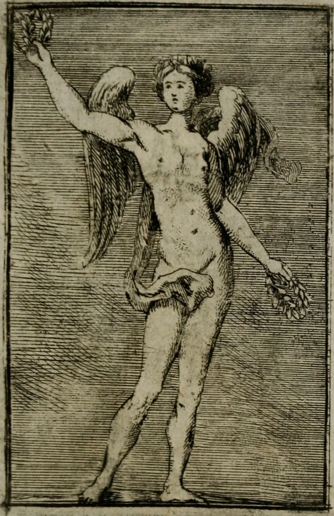 An illustration from Iconologie tirée de divers auteurs. Ouvrage utile aux gens de lettres, aux poëtes, aux artistes, & généralement à tous les amateurs des beaux-arts, 1766, leaf 52