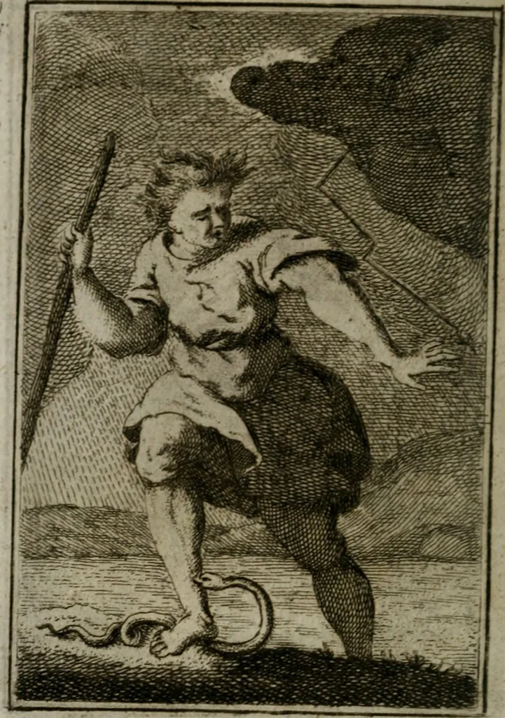 An illustration from Iconologie tirée de divers auteurs. Ouvrage utile aux gens de lettres, aux poëtes, aux artistes, & généralement à tous les amateurs des beaux-arts, 1766, leaf 525