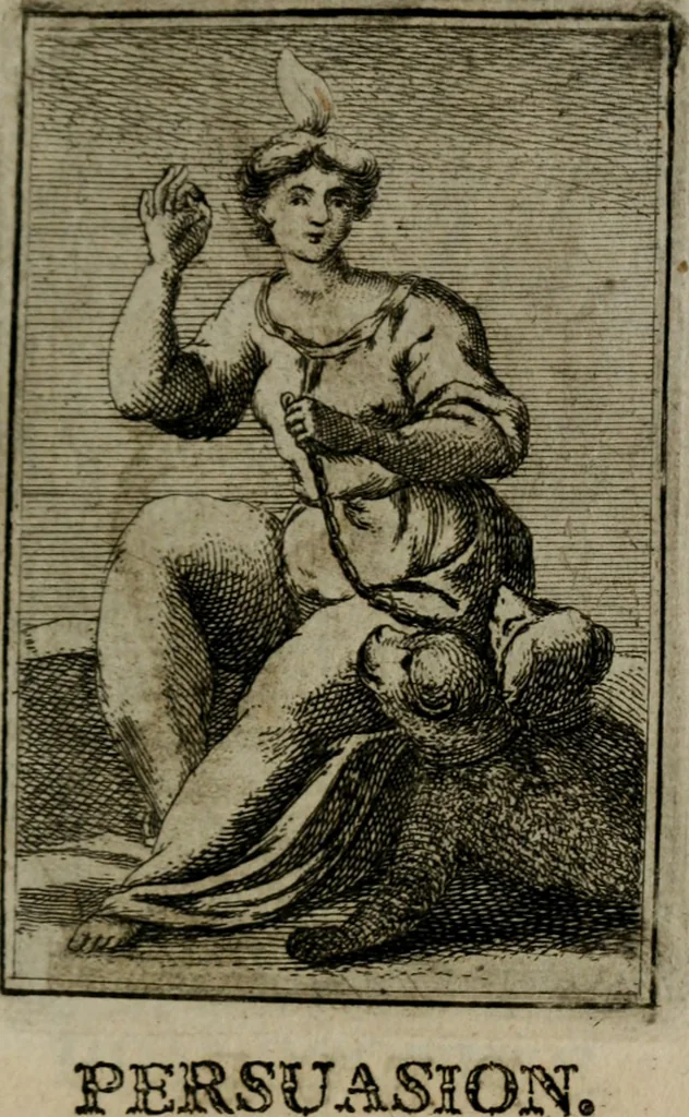 An illustration from Iconologie tirée de divers auteurs. Ouvrage utile aux gens de lettres, aux poëtes, aux artistes, & généralement à tous les amateurs des beaux-arts, 1766, leaf 528