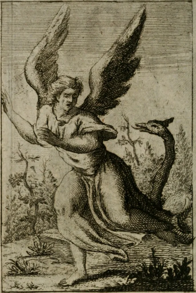 An illustration from Iconologie tirée de divers auteurs. Ouvrage utile aux gens de lettres, aux poëtes, aux artistes, & généralement à tous les amateurs des beaux-arts, 1766, leaf 529