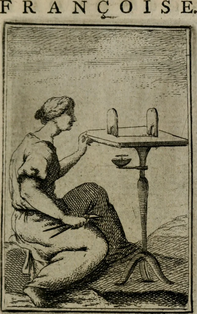 An illustration from Iconologie tirée de divers auteurs. Ouvrage utile aux gens de lettres, aux poëtes, aux artistes, & généralement à tous les amateurs des beaux-arts, 1766, leaf 534