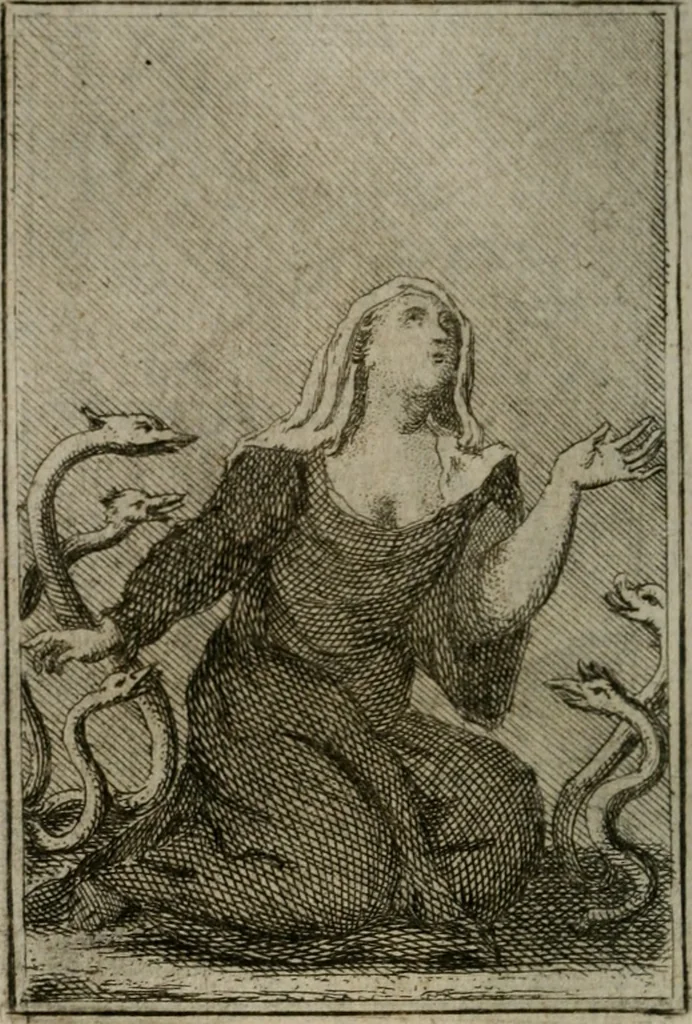 An illustration from Iconologie tirée de divers auteurs. Ouvrage utile aux gens de lettres, aux poëtes, aux artistes, & généralement à tous les amateurs des beaux-arts, 1766, leaf 535