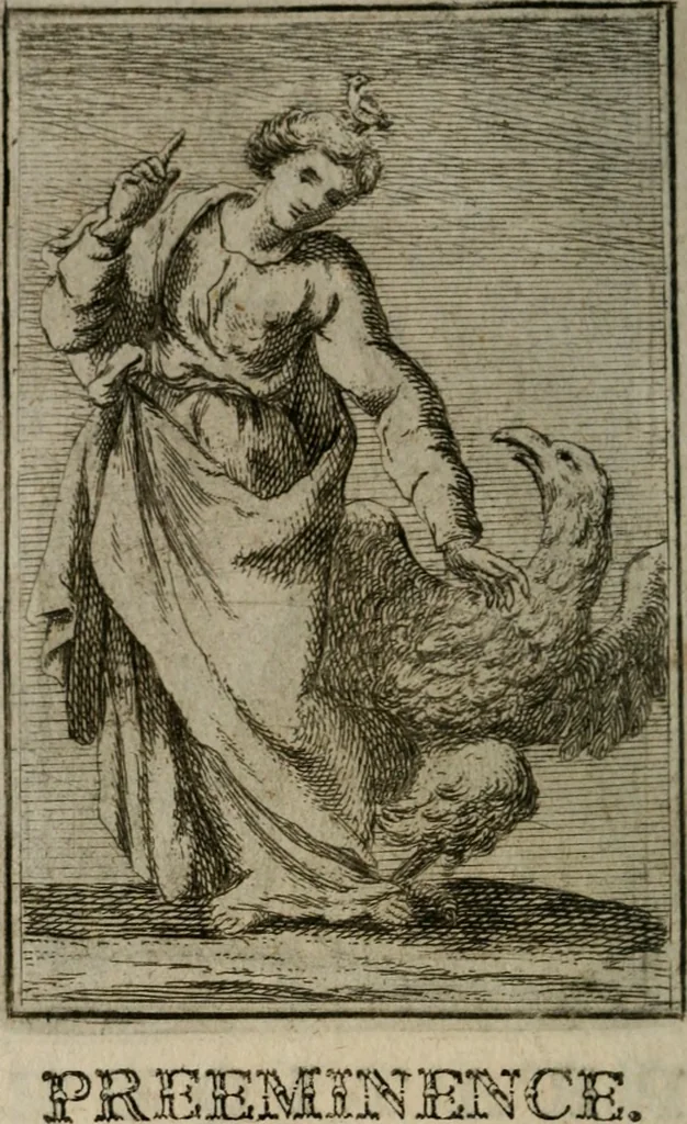 An illustration from Iconologie tirée de divers auteurs. Ouvrage utile aux gens de lettres, aux poëtes, aux artistes, & généralement à tous les amateurs des beaux-arts, 1766, leaf 543
